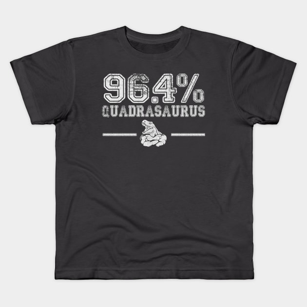 96.4% Quadrasaurus Kids T-Shirt by BOEC Gear